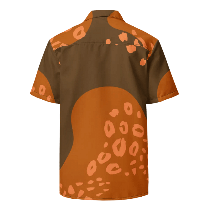 Orange Tropical Breeze Hawaiian Shirt product image (2)