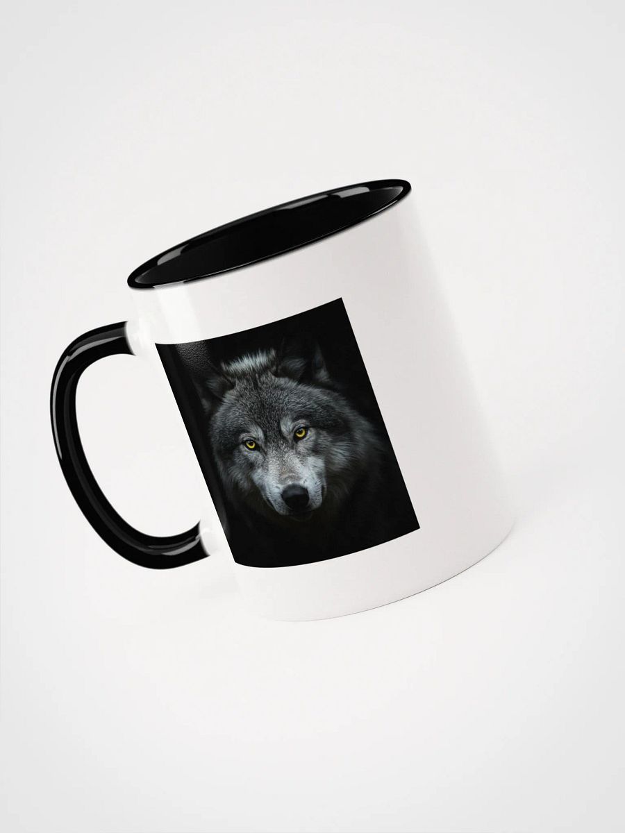 beautiful mug with a wolf product image (6)