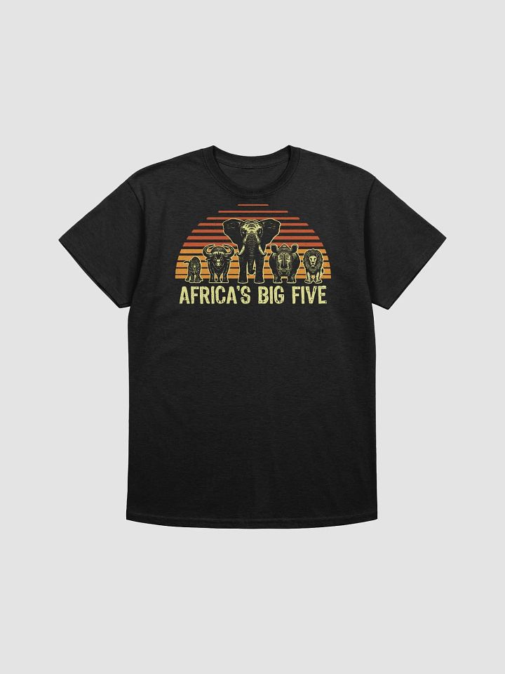 Africa's Big Five Safari T-Shirt | Leopard Rhino Elephant Buffalo Lion | Big 5 Africa | Kruger National Park product image (2)