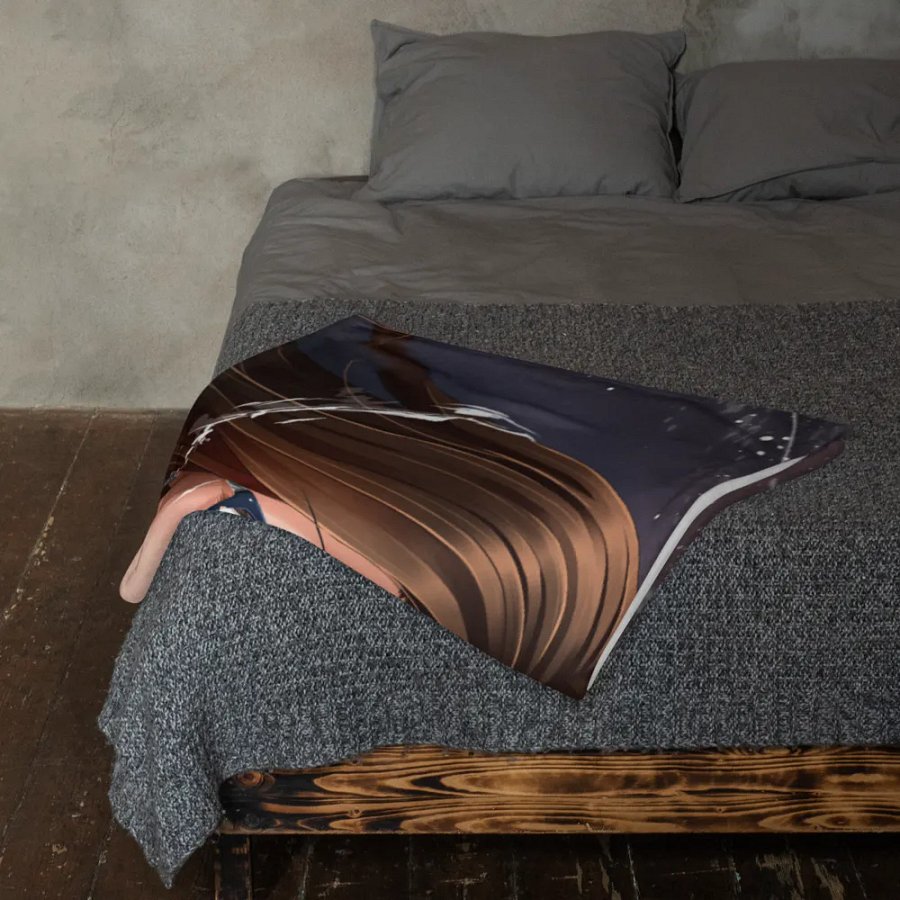 Water Rose 60″ × 80″ Blanket product image (11)