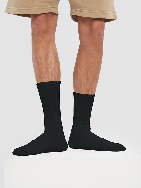 Photo showing SOCCO Embroidered Crew Socks