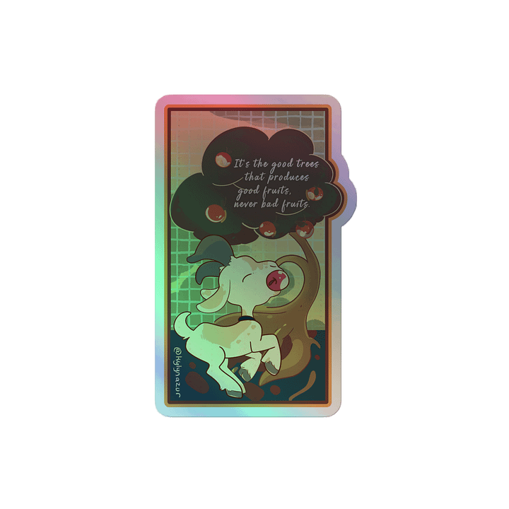 Holographic Goat Sticker product image (2)