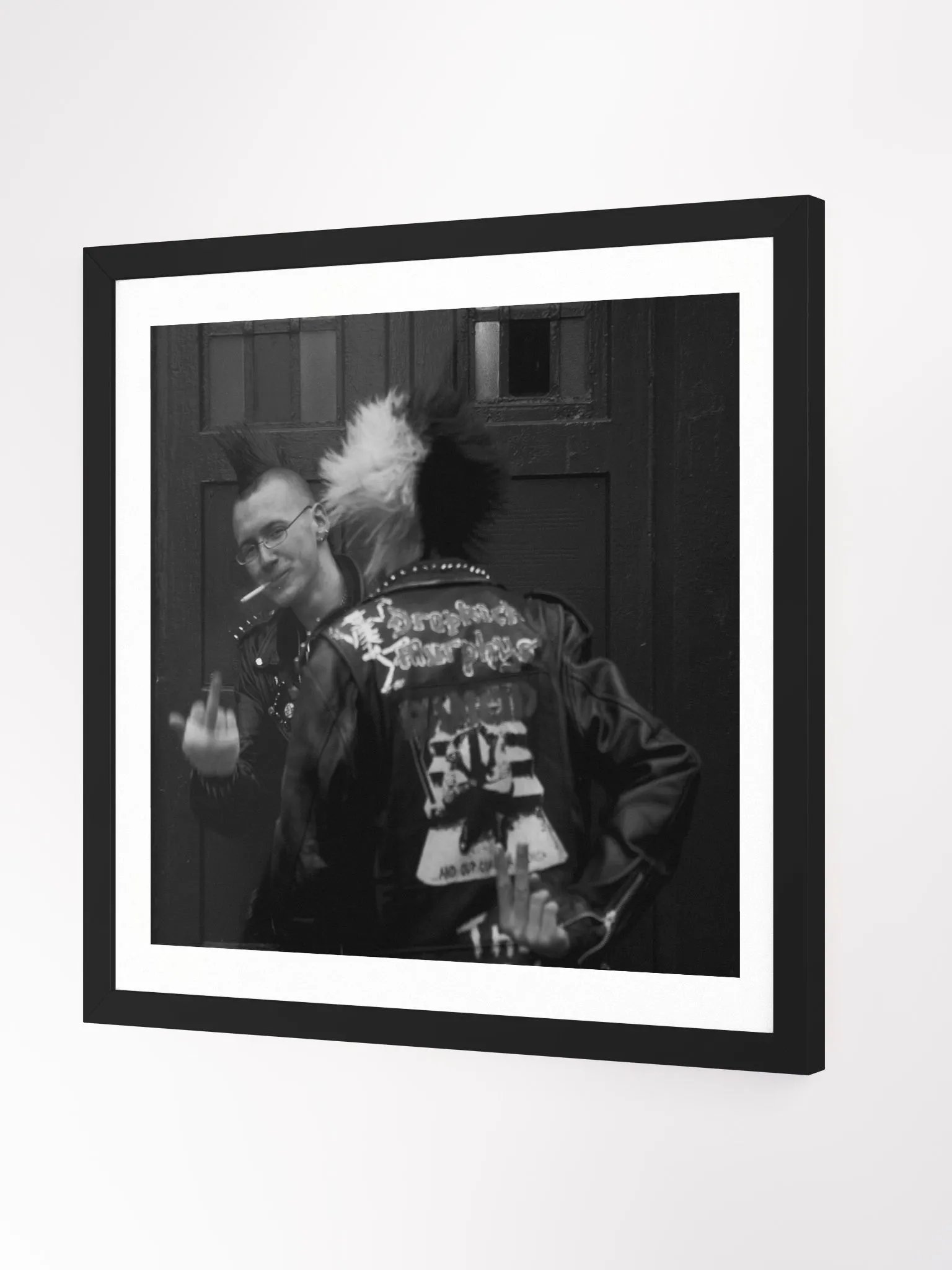 Framed Square Print Street Photograph Punks product image (2)