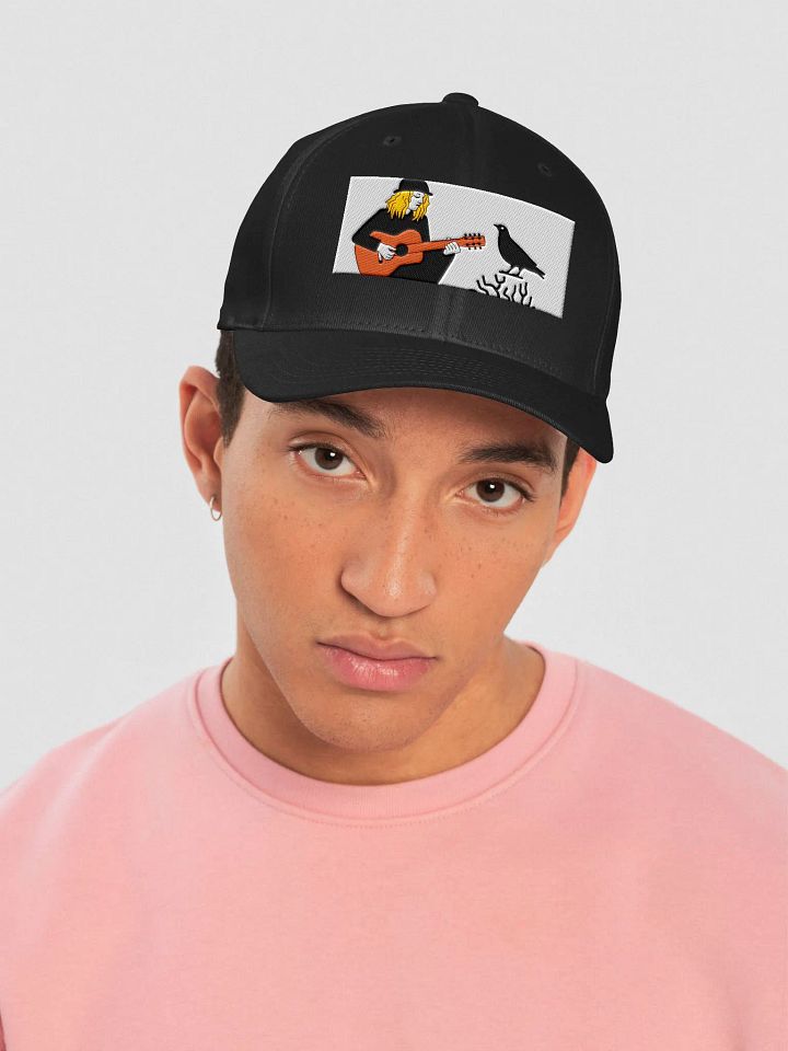 Premium Flexfit Cap with the Crow Man product image (1)