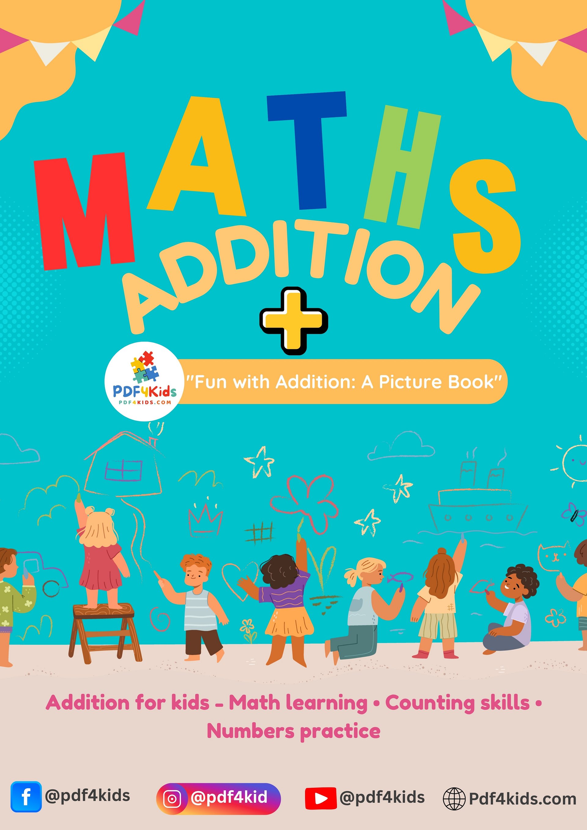 Fun with Addition A Picture Book (16 Pages) product image (1)