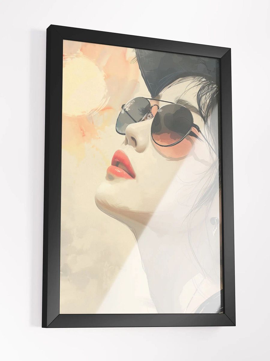 Sun-Kissed Reflections - Pop Art Poster Framed product image (5)