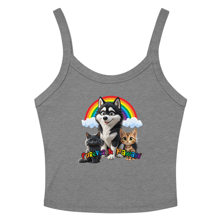 Furever & Paways Women's Micro-Rib Tank Top product image (2)