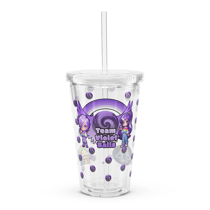 Team Voilet Balls Tumbler product image (1)