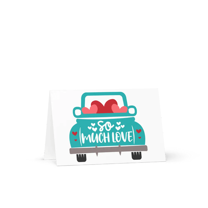 So Much Love Truck Greeting Card product image (4)