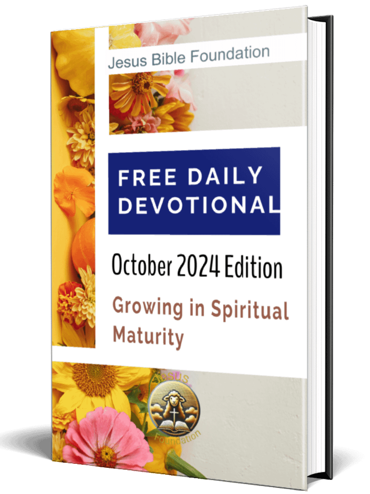 FREE DAILY DEVOTIONAL October 2024 Edition Growing in Spiritual Maturity product image (1)