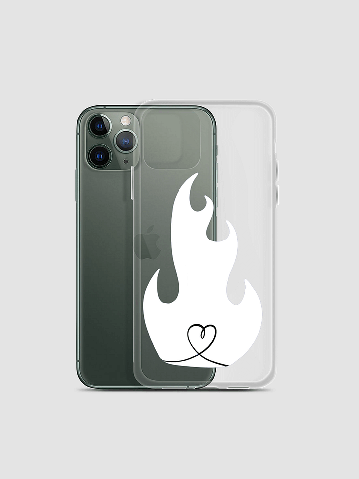 White Fire IPhone Case product image (1)