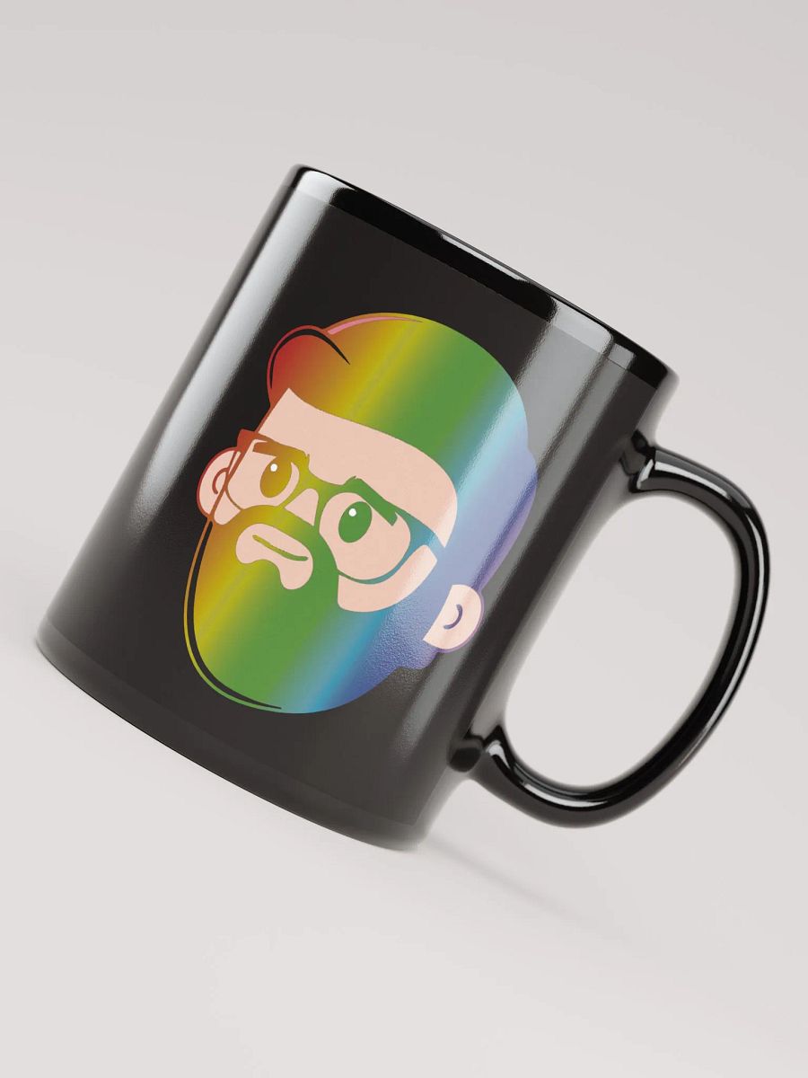 Rainbow Otto Mug (Black) product image (3)