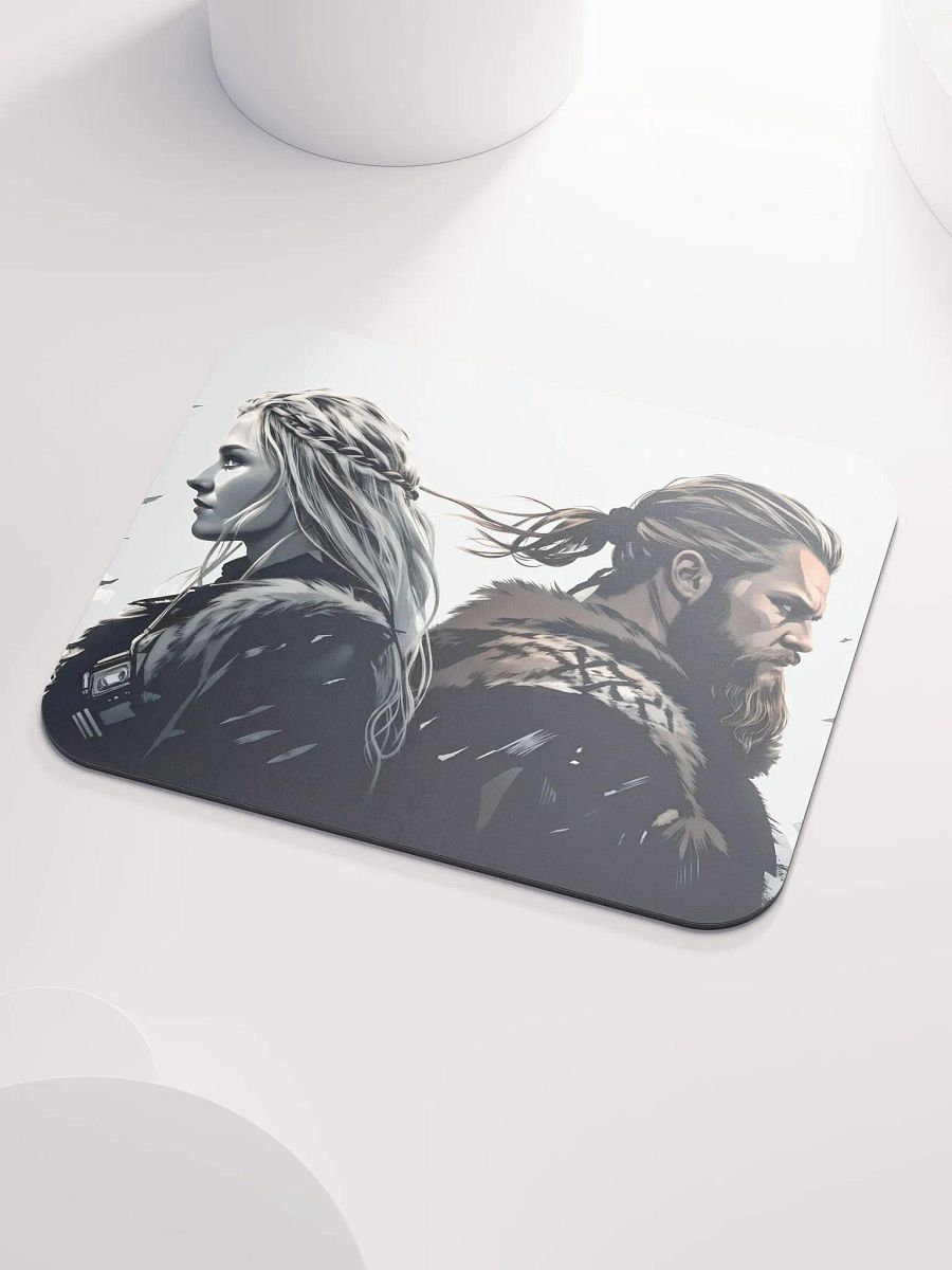Classic Mouse Pad - Viking Couple product image (3)