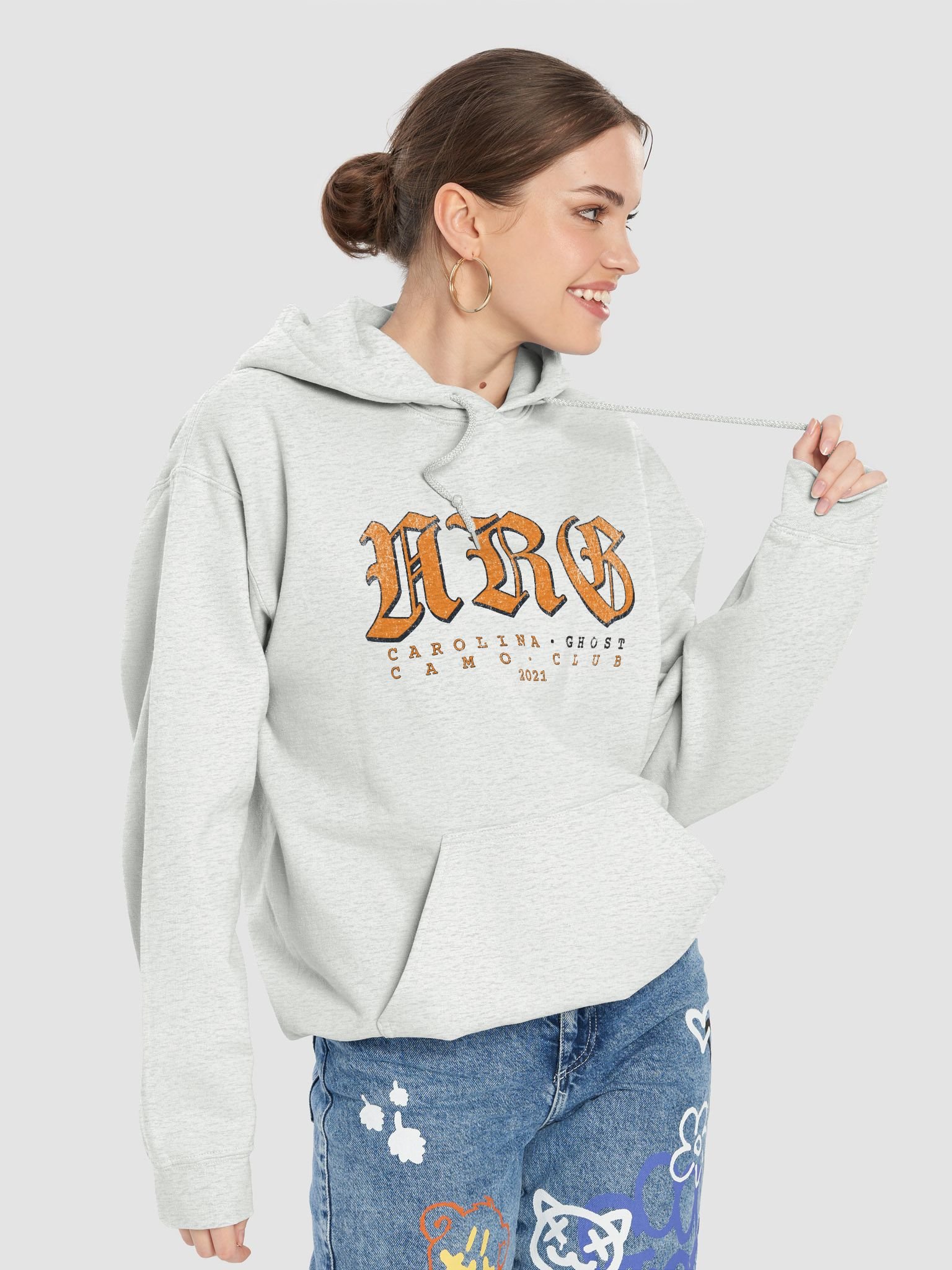 Carolina Ghost Camo Club Hoodie product image (43)