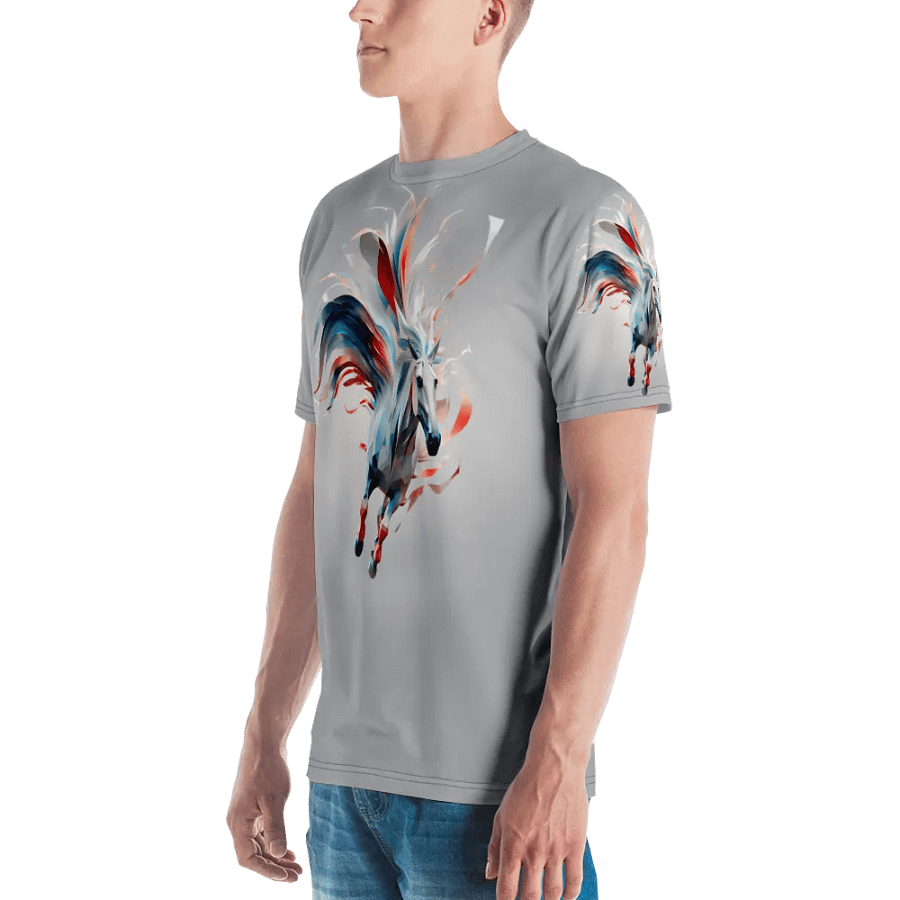 Running White Horse T shirt product image (4)