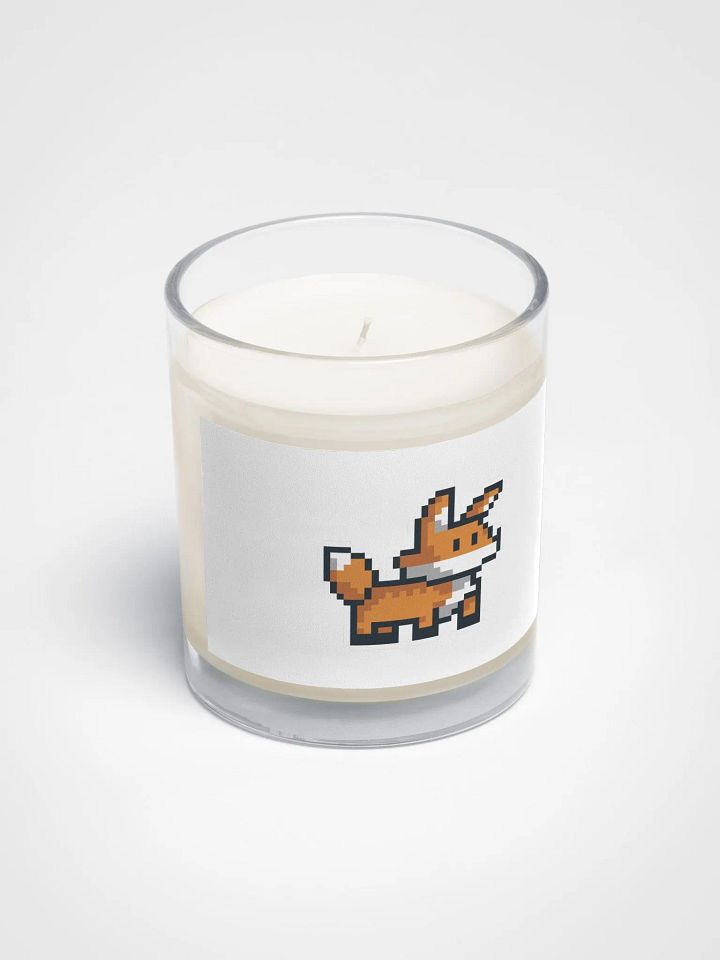 8-Bit Fox Pixel Art Soy Wax Candle product image (2)