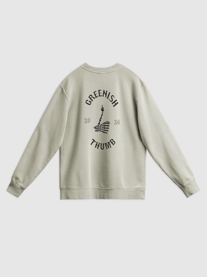 GREENISH THUMB 👍🏼🔥 unisex midweight pigment dyed sweatshirt unisex sweatshirt product image (2)