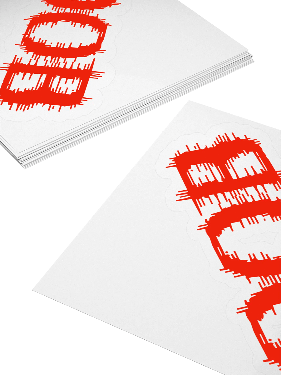 Out of bounds • Red alert Edition Sticker product image (4)