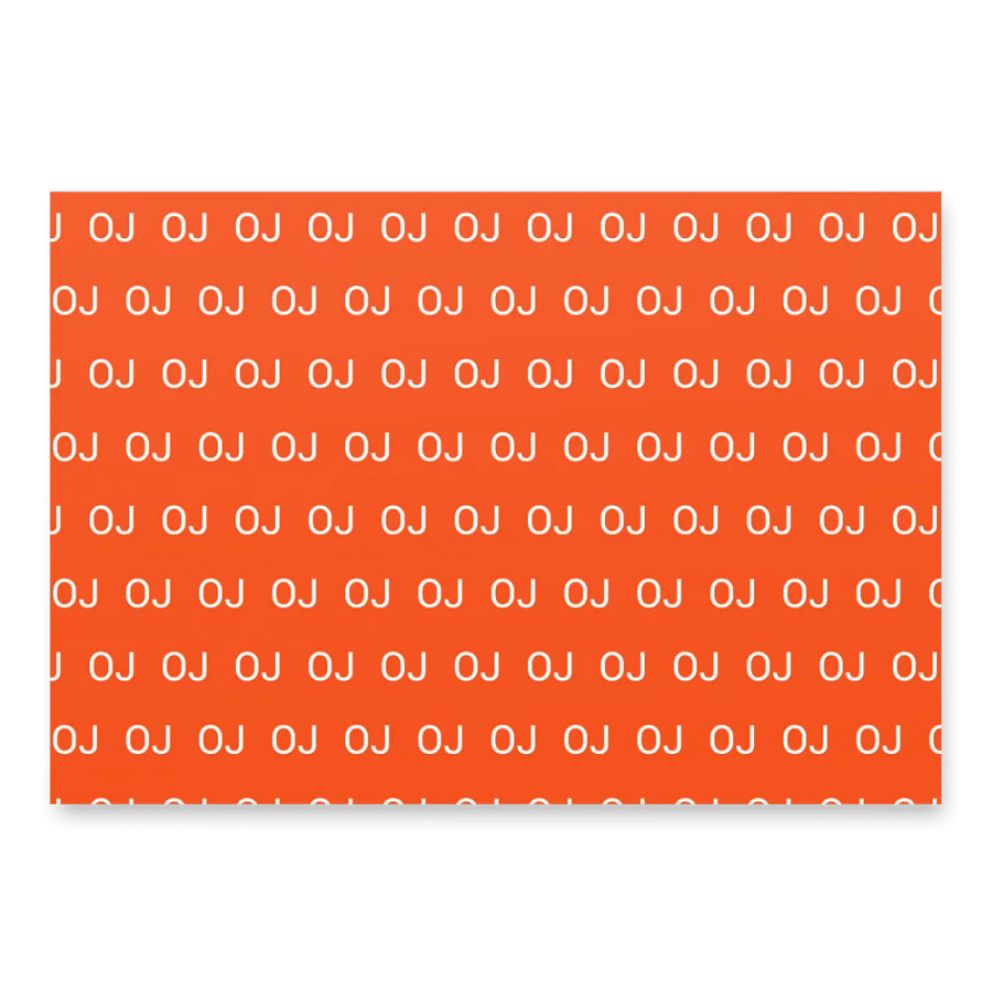 OJ Wrapping Paper product image (2)