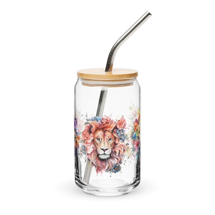 Lion Bloom Glass: A Majestic Sip product image (1)