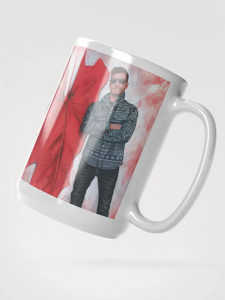 Echoes in Red – Chad Michael Collins Pastel Portrait Mug (15 oz) product image (2)