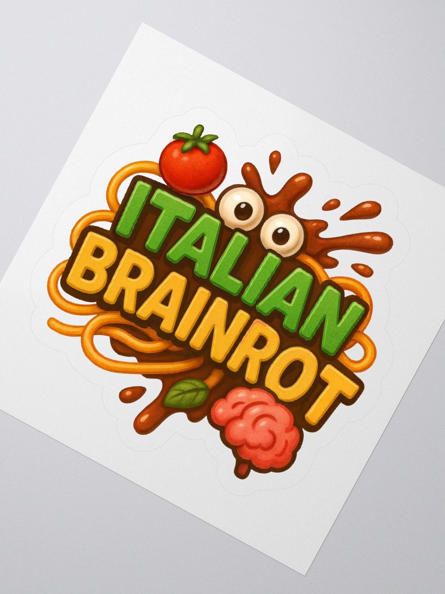 Italian Brainrot Logo Sticker product image (7)