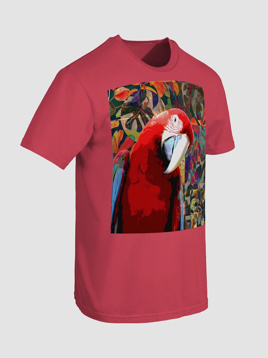 'Perdon?' by Edward Martin : Vibrant Parrot Paradise T-Shirt product image (47)