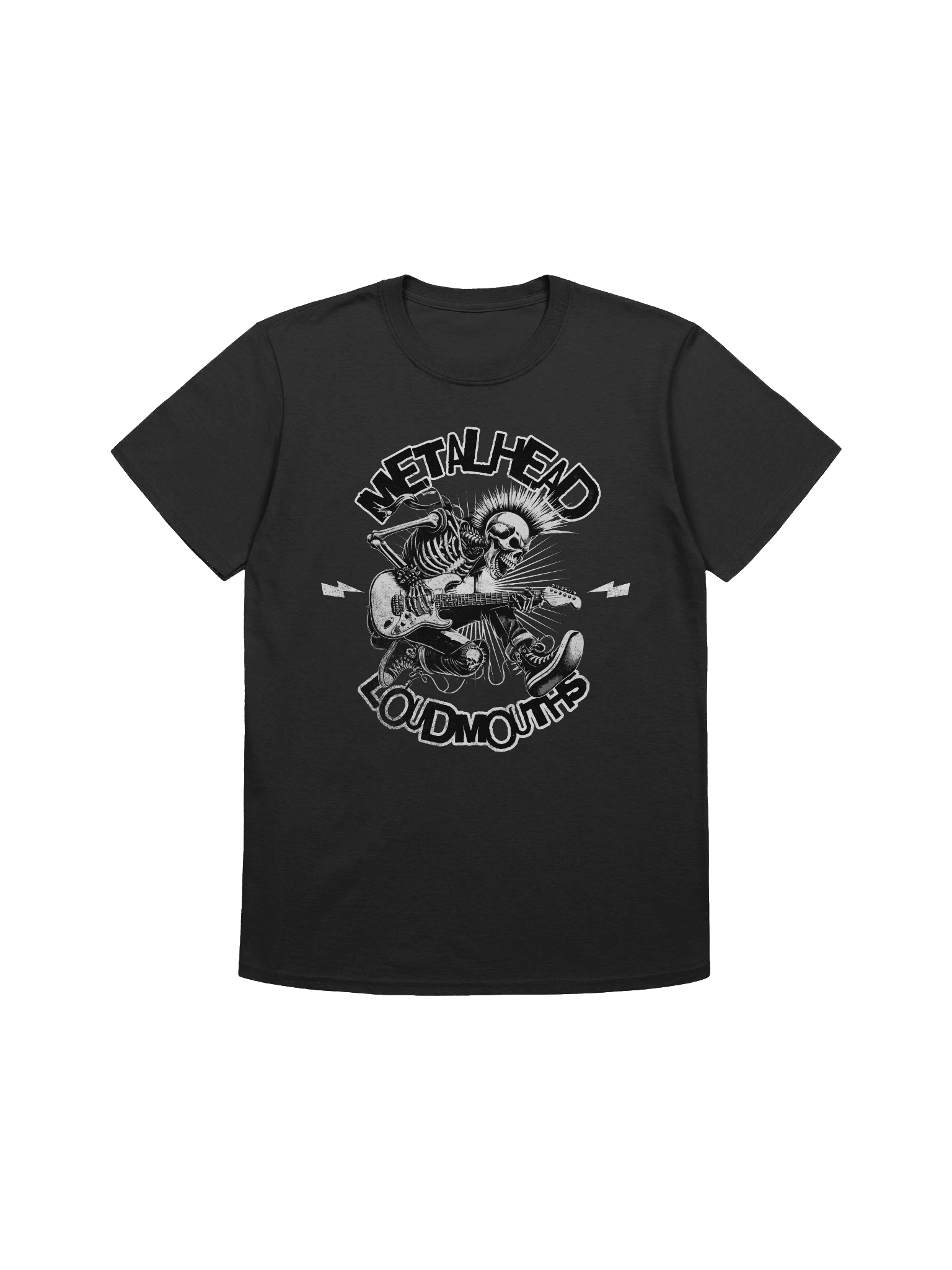 Metalhead Loudmouths Skeleton T-Shirt product image (1)