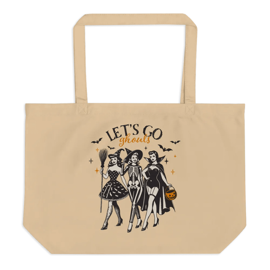 Ghoulish Trio Organic Tote Bag product image (1)