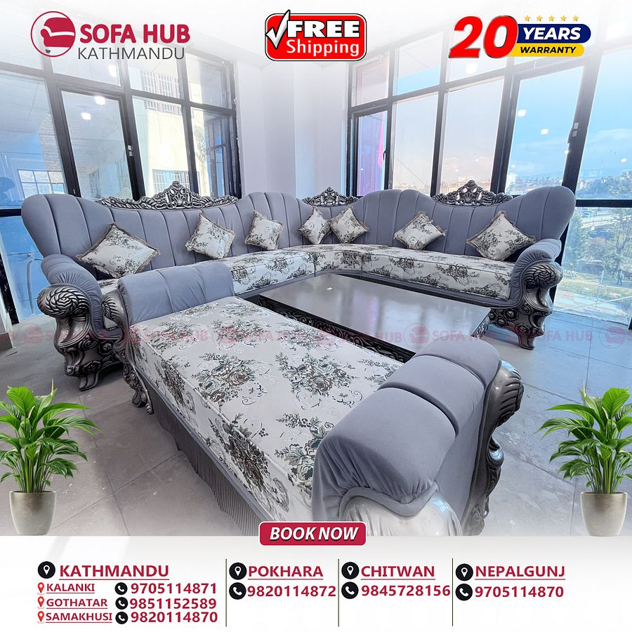 Corner Royal Sofa - Sofa Hub Kathmandu product image (1)