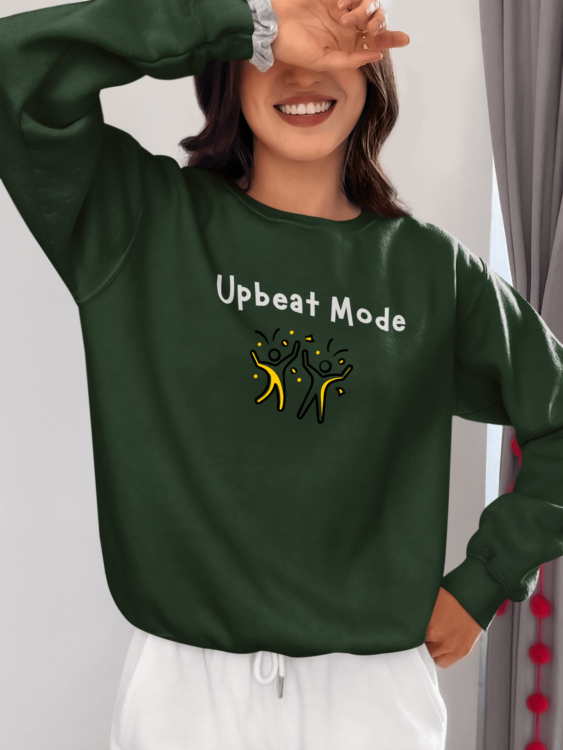 "Upbeat Mode" My Vibe Crewneck Sweatshirt #2 product image (1)