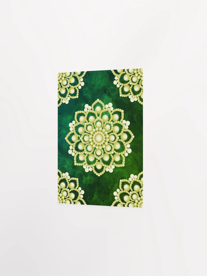 Yellow Flower Mandala Enhanced Matte Paper Poster product image (7)