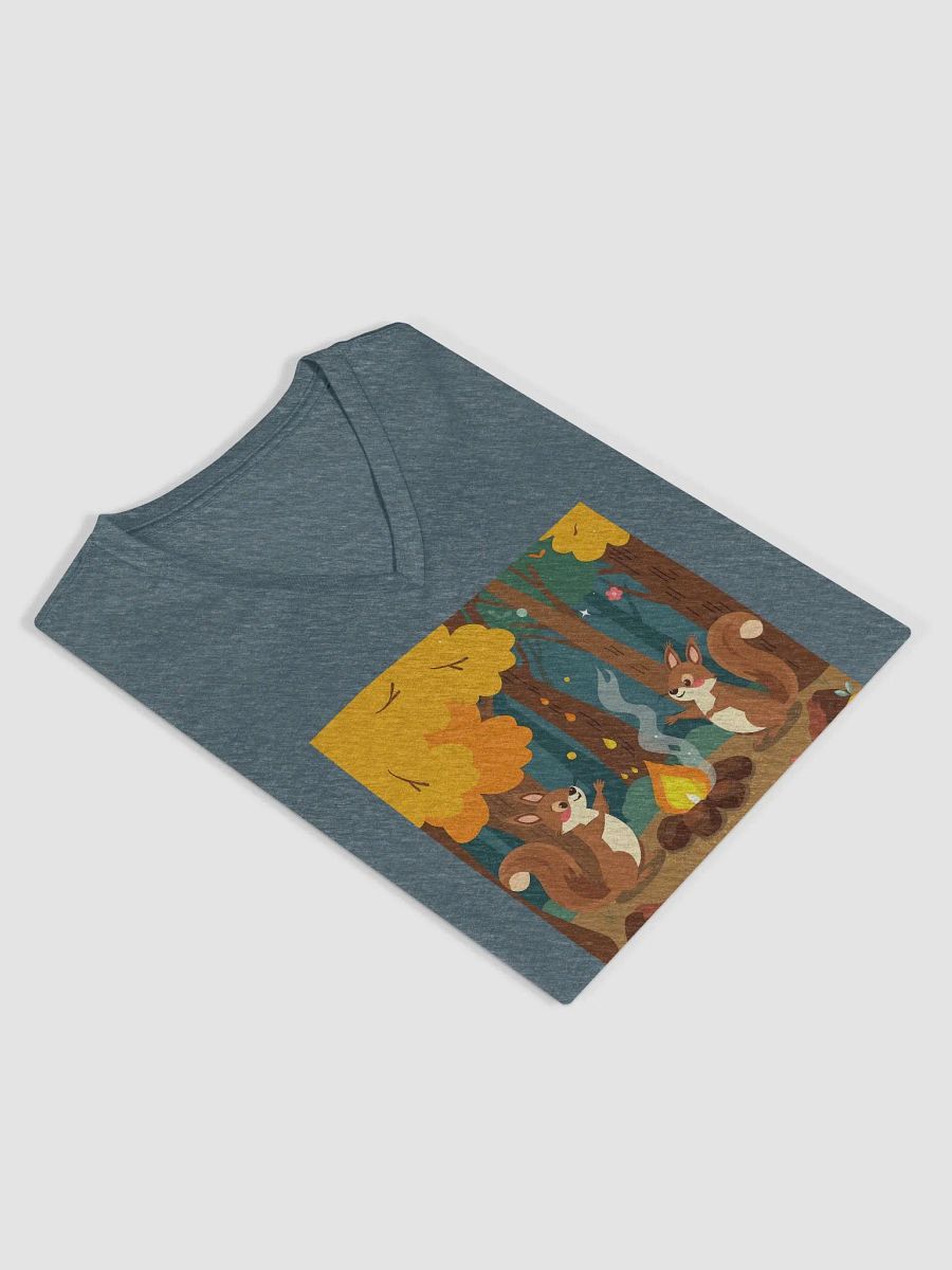 Whimsical Forest Friends Women's V-Neck T-Shirt product image (4)
