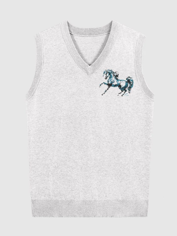 Dancing Arabian Knitted V-Neck Vest product image (4)