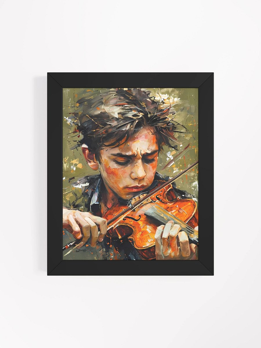 Vibrant Violinist Framed Poster product image (5)