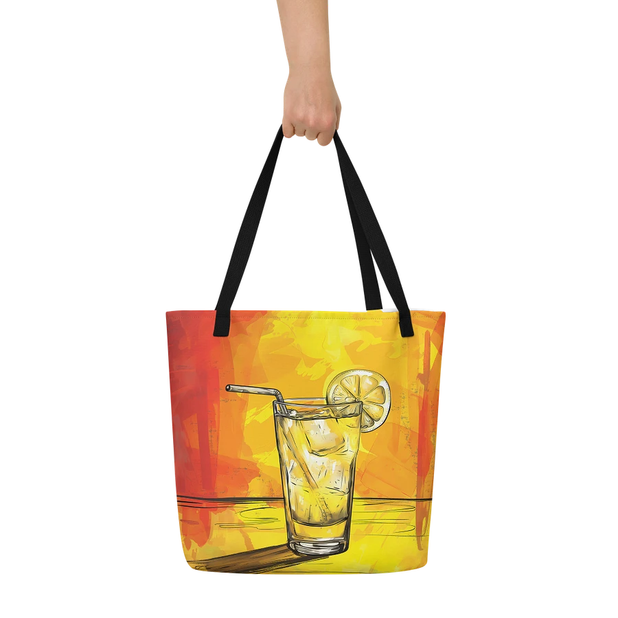 Tote Bag: Refreshing Lemonade Vibrant Summer Bold Graphic Colors Art Style Design product image (9)