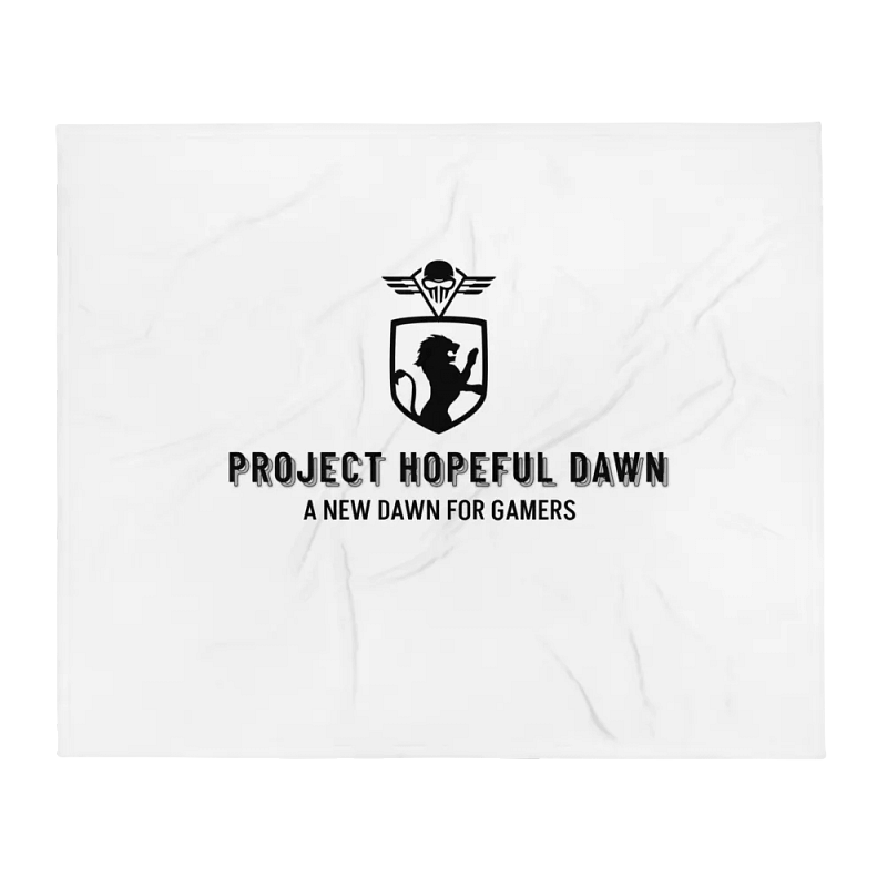 Hopeful Dawn Shield Throw Blanket