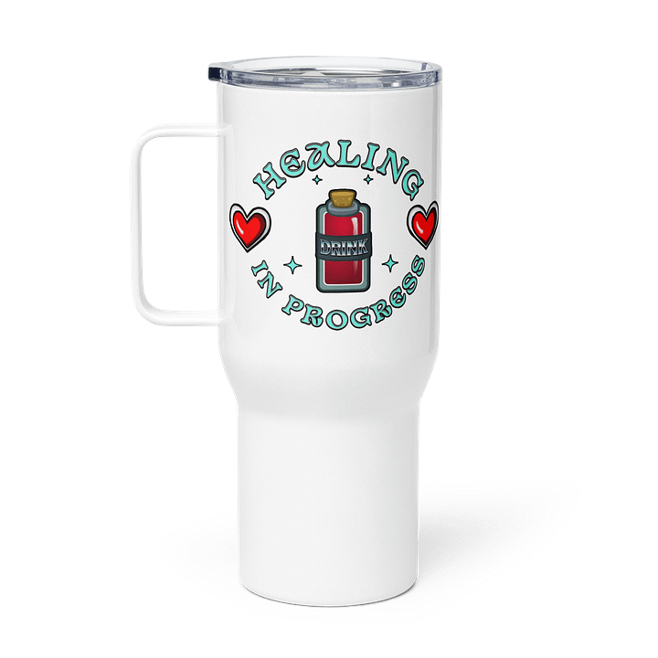 Healing In Progress Travel Mug with a Handle product image (1)