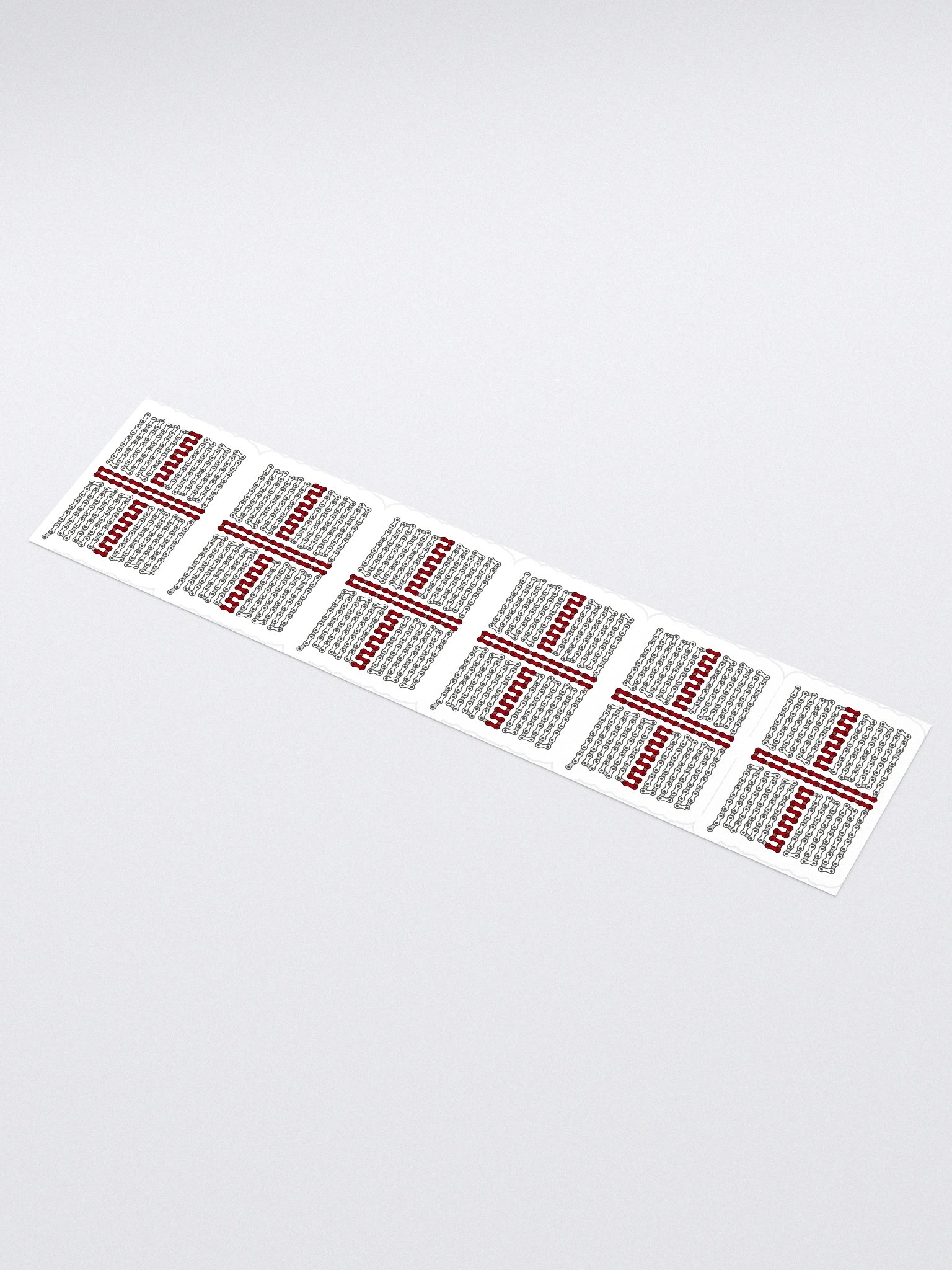 England Bike Chain Flag Sticker 6 Pack product image (1)