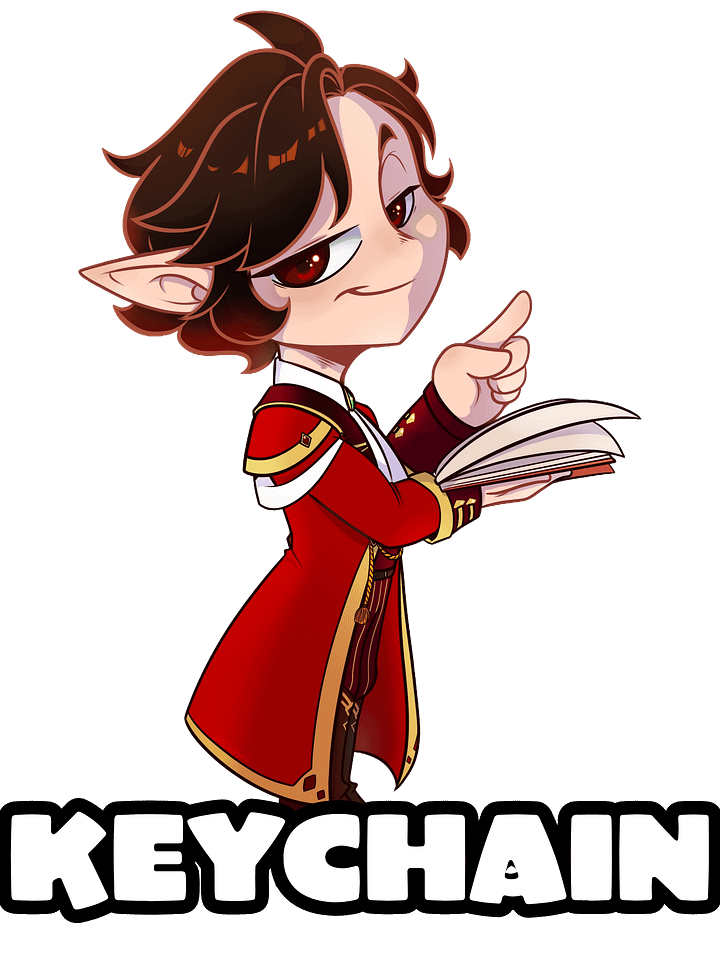 Curator Acrylic Keychain product image (1)