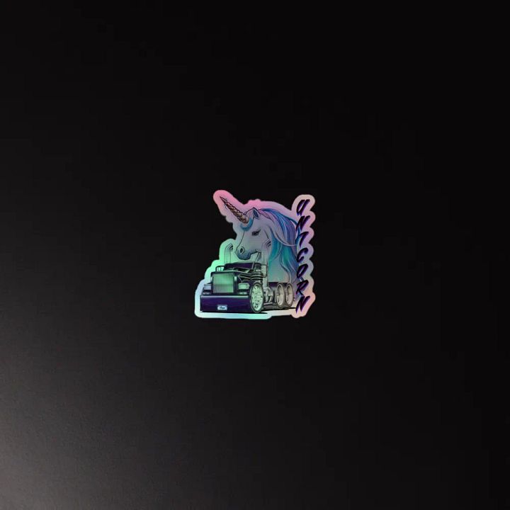 Unicorn Trucking Sticker product image (2)