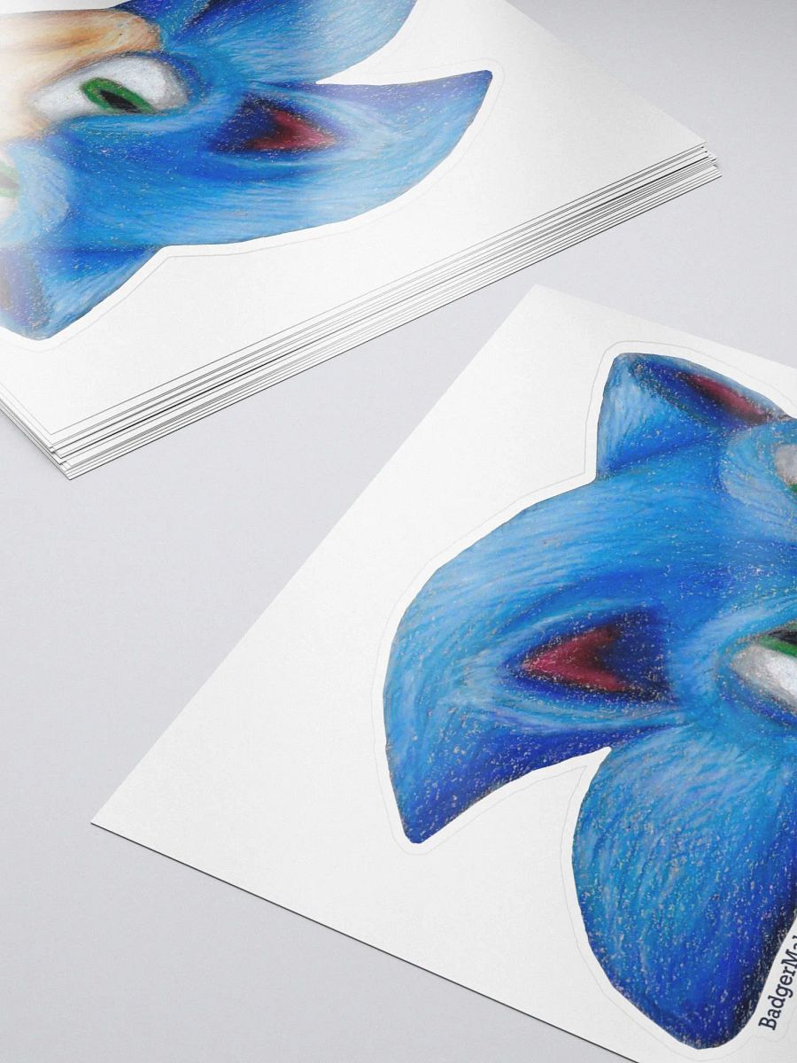 Blue Hedgehog Sticker product image (5)