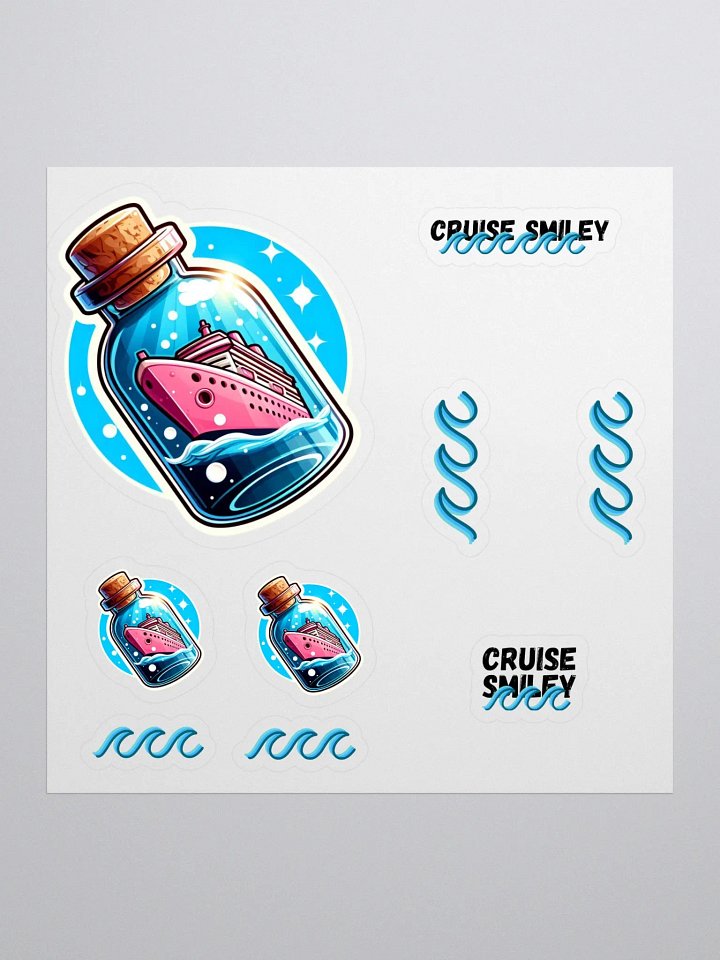 Cruise Smiley Sticker Sheet product image (1)