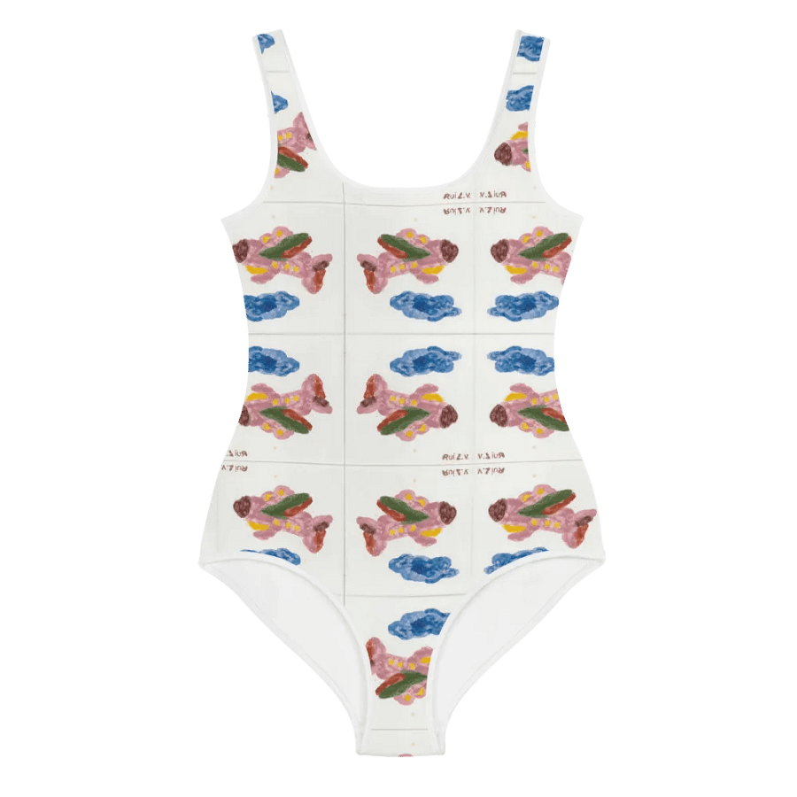 Kid Airplane (All-Over Print Youth Swimsuit) product image (2)
