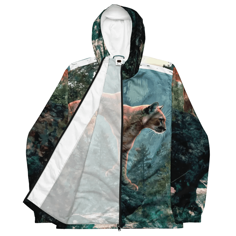 Mountain Lion, Unisex Windbreaker product image (5)