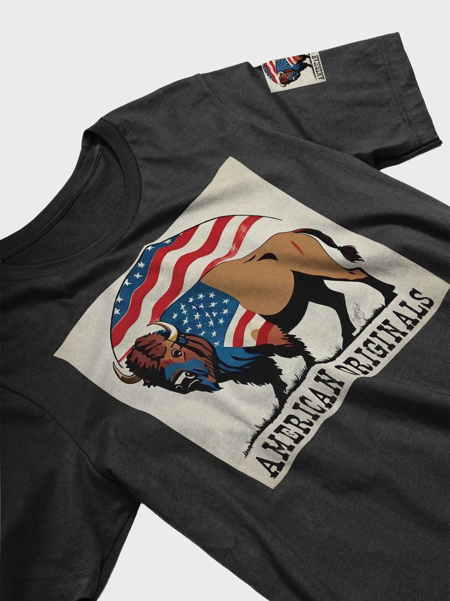 American Original Bison Super Soft Tee-Shirt product image (3)