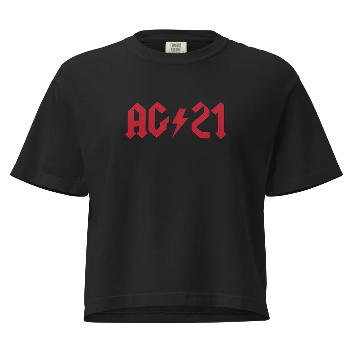 Women's Band Tee - Red product image (1)