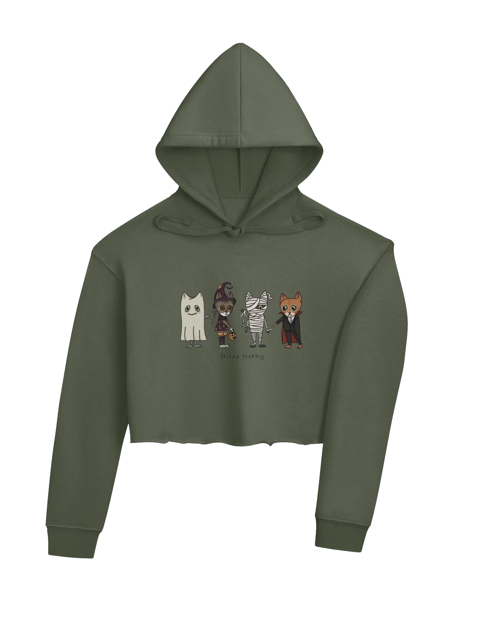 Feline Freaky Crop Hoodie product image (12)