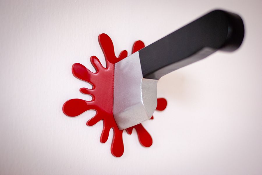 Splatter Knife Hook Set | Wall Mount Hooks for Coat, Jewelry, Towel & Hat product image (2)