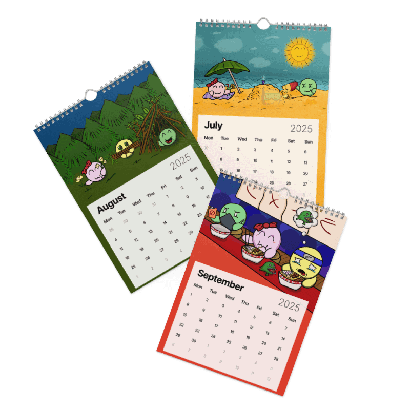 Calendar 2025 - Dango Squad Adventures product image (5)